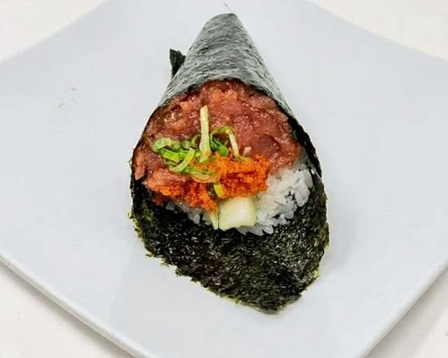 Spicy Tuna Handroll.